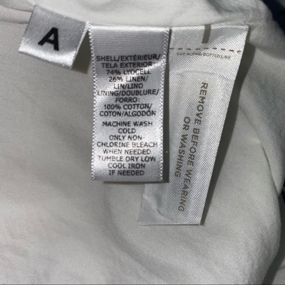 Ann Taylor Loft Linen Blend Floral Dress Size 12 NWT - Picture 7 of 11